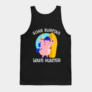 Unicorn Surfing Tank Top